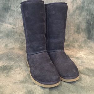 ugg classic tall navy