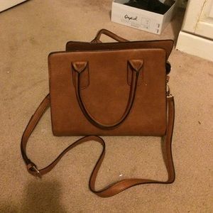 Forever 21 cognac purse
