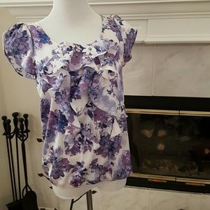 Ann Taylor Loft ruffle blouse