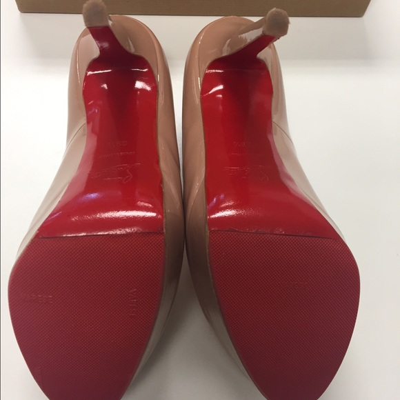 Christian Louboutin Bianca 140 Nude Size 39.5 - Picture 3 of 4