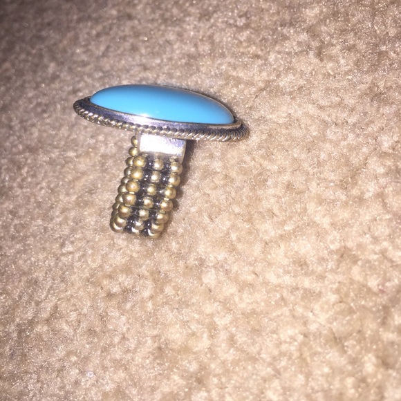 Turquoise stretch ring - Picture 2 of 2