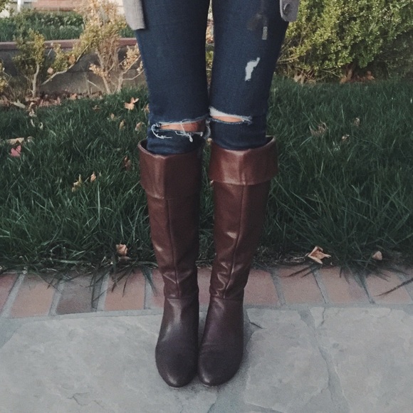 Halogen knee high brown boots