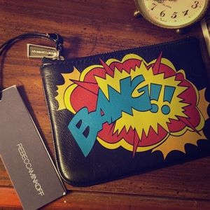 Rebecca Minkoff Leather "Cory" Pouch in "Bang"