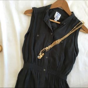 Urban Outfitters Charcoal Grey Shirtdress