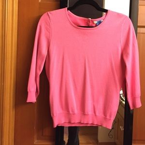 Banana republic pink sweater size M