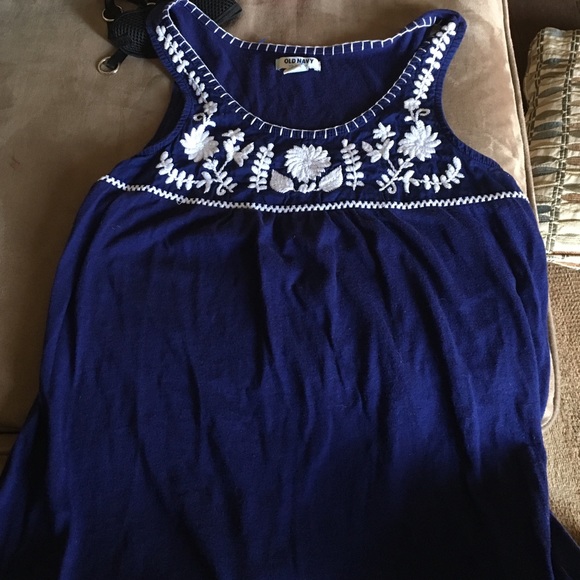 Navy blouse