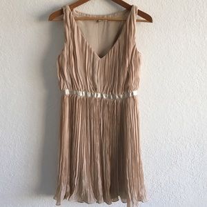 BB Dakota Sabrina Pleated Mini Dress