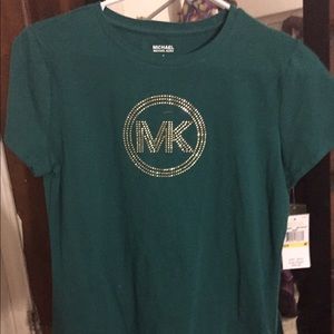 Green Michael Kors T-shirt NWT