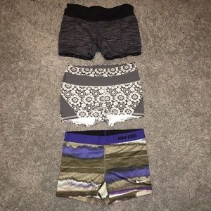 Nike & Lulu lemon yoga shorts