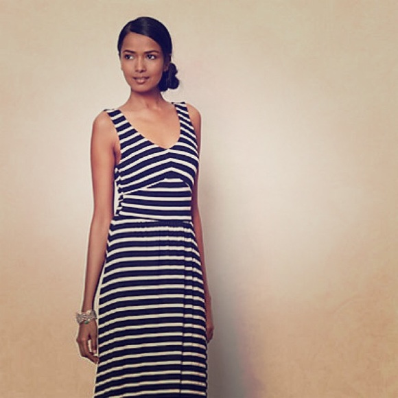 Striped maxi dress