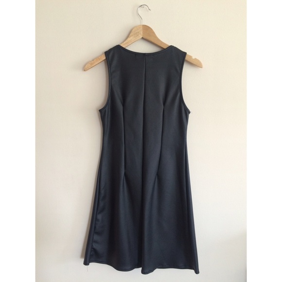 Leather Lace Up Dress - Picture 2 of 2