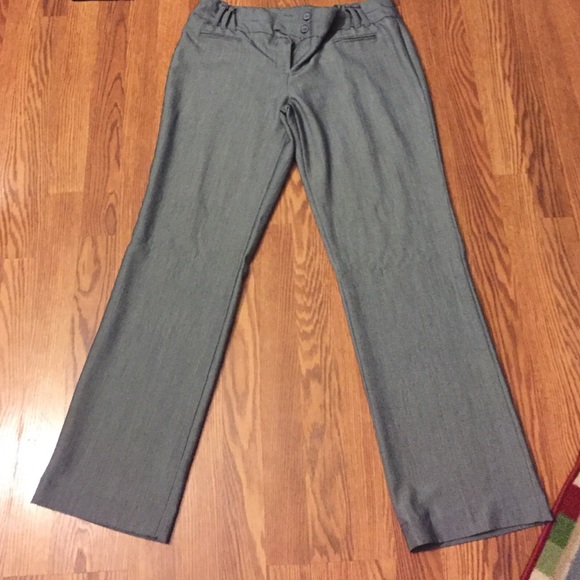 Gray dress pants