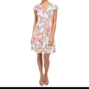 Lilly Briella Fit and Flare Cap Sleeve Dress NWT