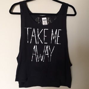 PINK  "Take Me Away" tank top