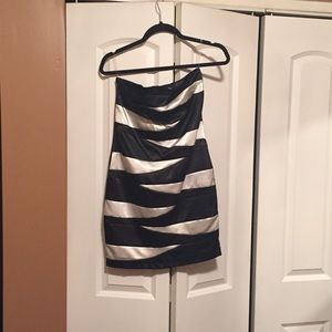 Black and white dress size small