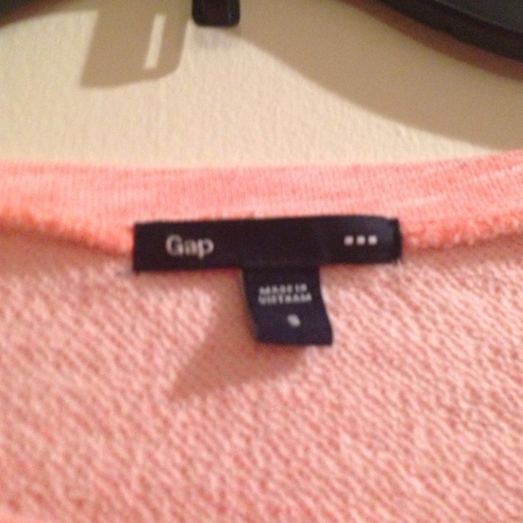 Gap sweatshirt orange and white - Picture 3 of 4