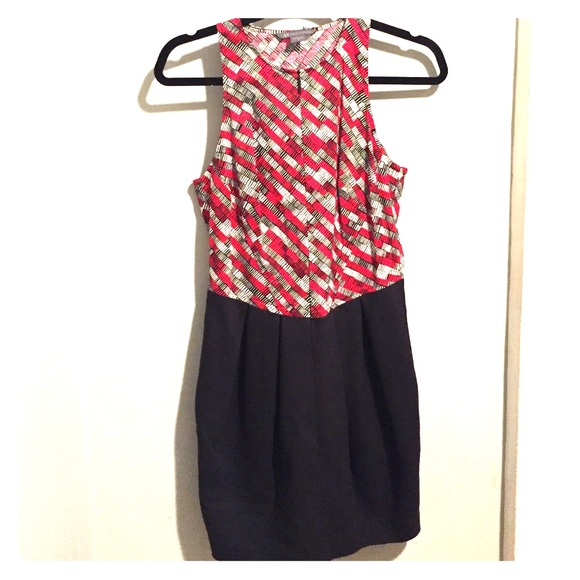 Armani red and black dress