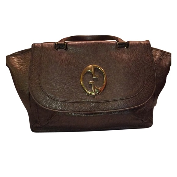 Gucci Large Pebble Brown Tote