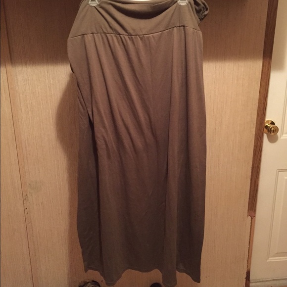 Olive Green Maxi Dress