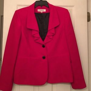 Red, Jones Studio Separates, Suit Jacket