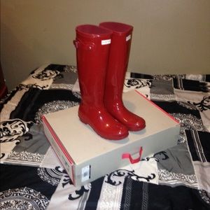 Tall Gloss Hunter Boots