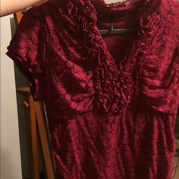 Maurice's lace dress shirt