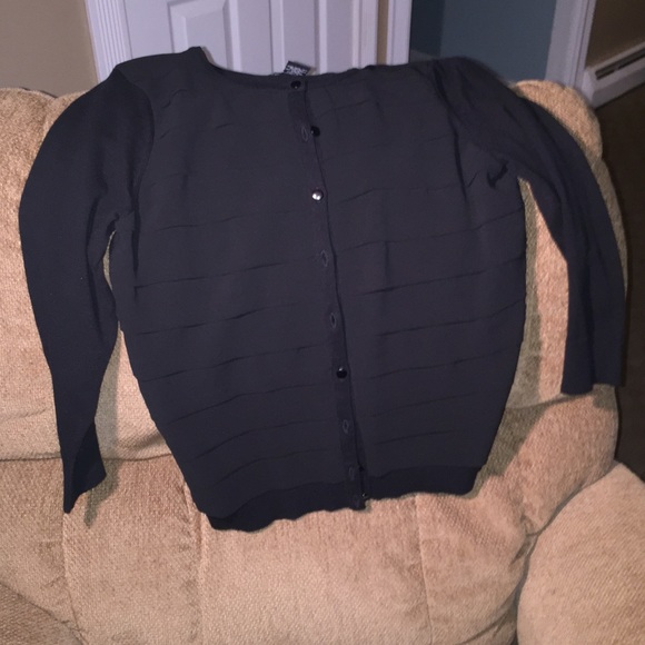 Black button up cardigan. Worn only once