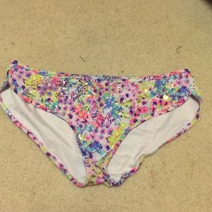 Floral print Victoria's Secret swim bottoms