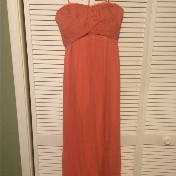 J. Crew salmon gown, size 12