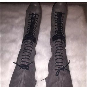 Nine West tall leather boots