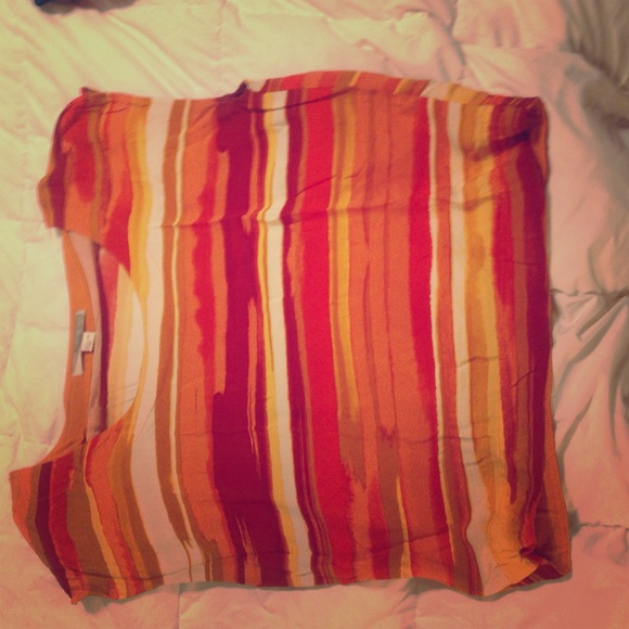 Orange forever 21 blouse