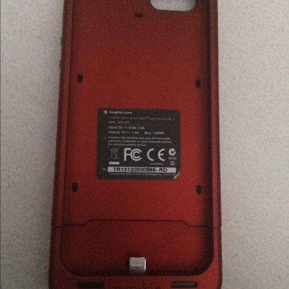 Red mophie for 5/5s - Picture 1 of 3