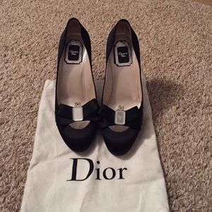 Dior black pumps size 38.