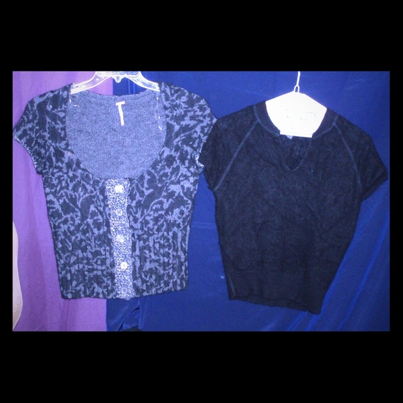 Free People Crop Sweater&Ideology Cashmere Sweater