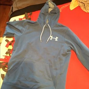 Blue Under Armour sweatshirt. UA Storm. L