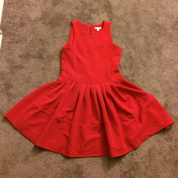 Red holiday dress