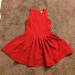 Red holiday dress