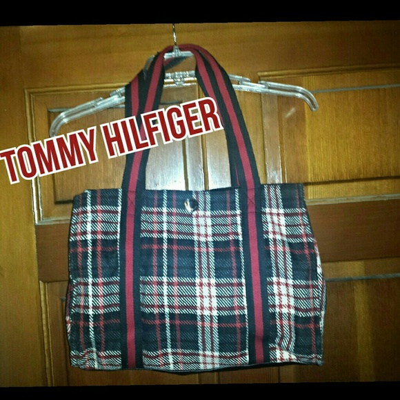 ⭐SALE⭐️ ️Tommy Hilfiger Tweed Plaid Tote Purse