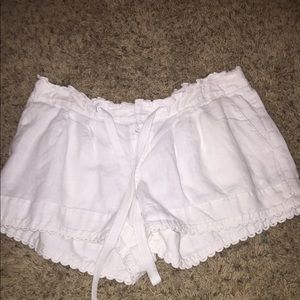white juicy shorts