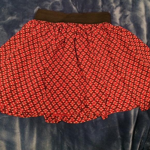 Forever 21 sheer skater skirt