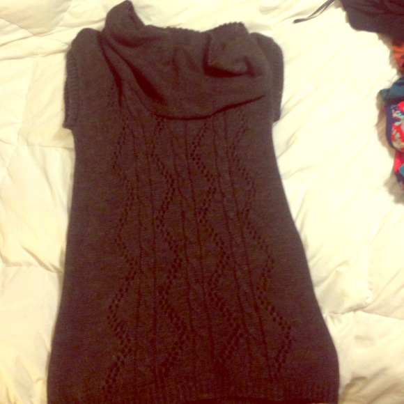 Grey turtle neck long sweater - Picture 1 of 1