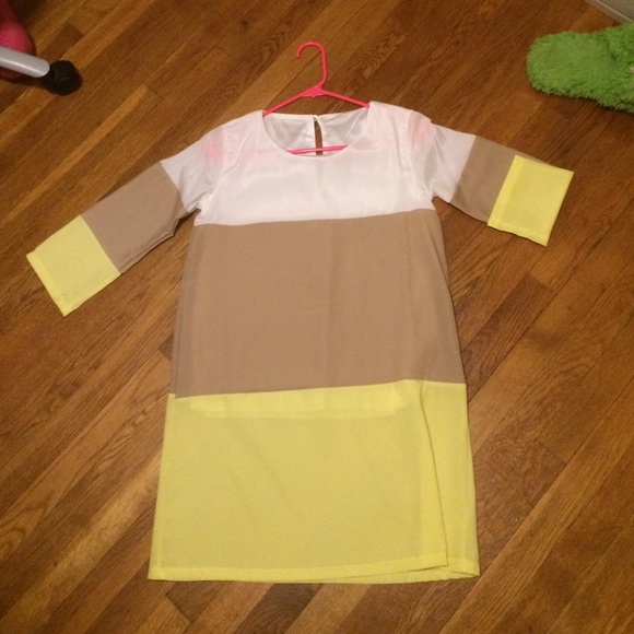 3 tone dress