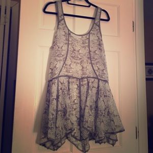 Free people sheer printed dress