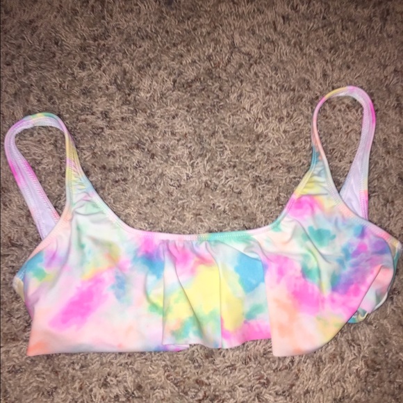 pastel tie dye bikini