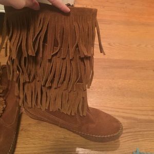fringe boots