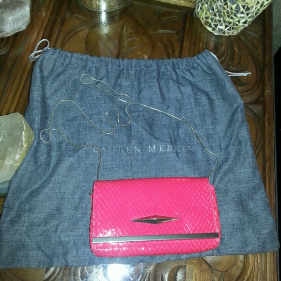 Lauren Merkin Handbags - Hot Pink Lauren Merkin clutch