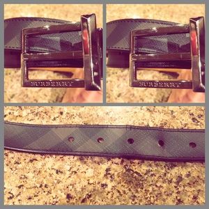 Men's Authentic Burberry Belt