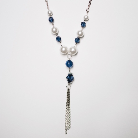 Blue & White Necklace