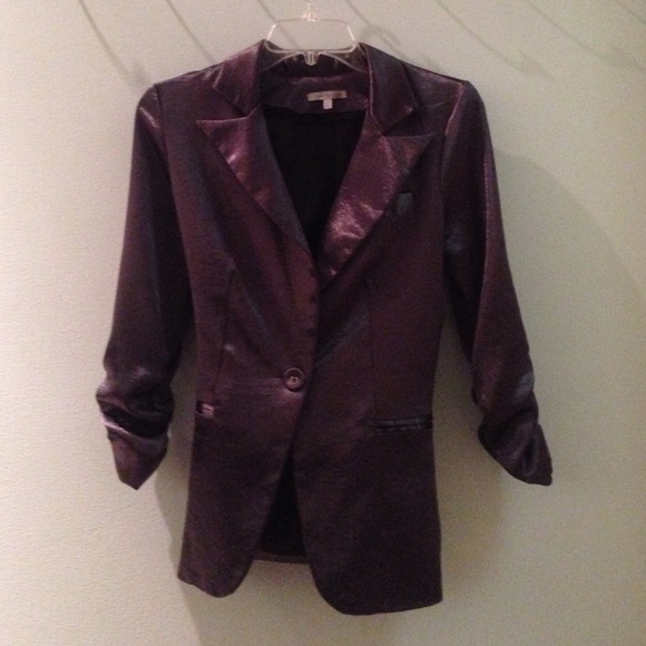 Charlotte Russe Dark gray/gunmetal blazer