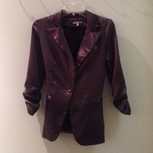 Charlotte Russe Dark gray/gunmetal blazer